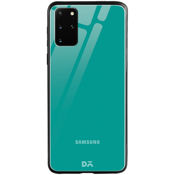 

DailyObjects Bright Teal Glass Case Cover For Samsung Galaxy S20 Plus