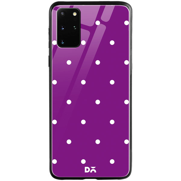 

DailyObjects Bubbles Violet Glass Case Cover For Samsung Galaxy S20 Plus