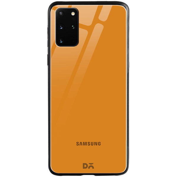 

DailyObjects Mustard Yellow Glass Case Cover For Samsung Galaxy S20 Plus