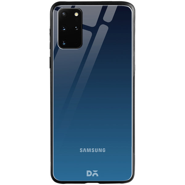 

Dailyobjects Nebula Blue Glass Case Cover For Samsung Galaxy S20 Plus