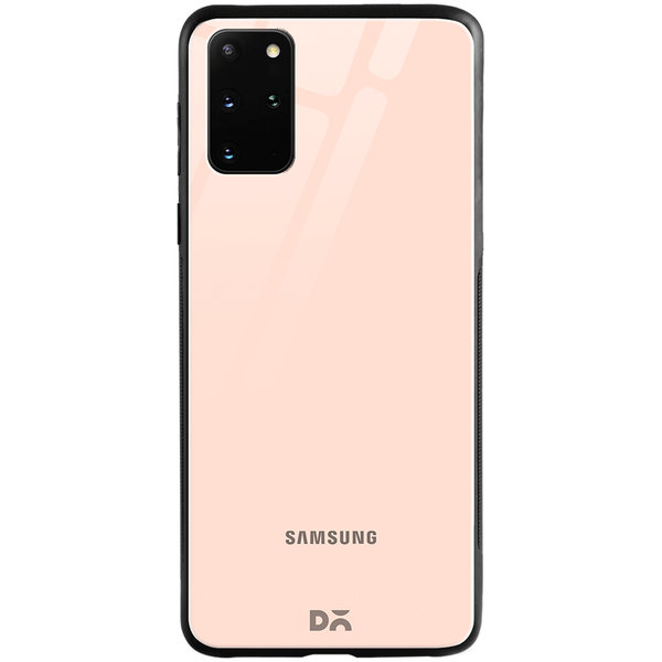 

DailyObjects Pastel Peach Glass Case Cover For Samsung Galaxy S20 Plus