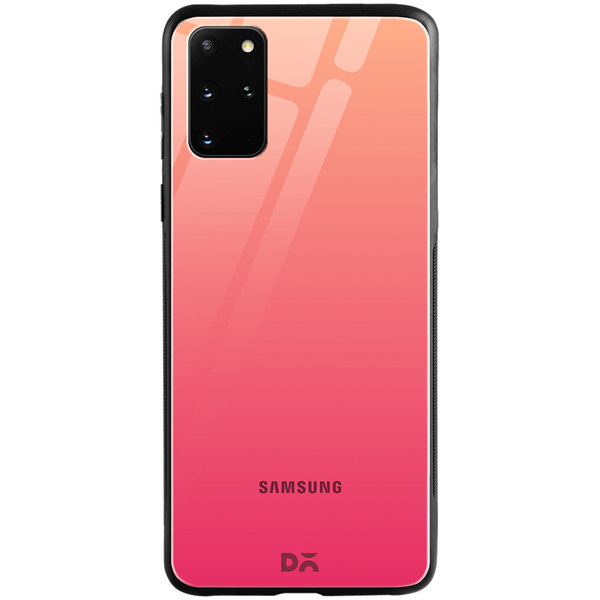 

DailyObjects Pink Carnation Gradient Glass Case Cover For Samsung Galaxy S20 Plus