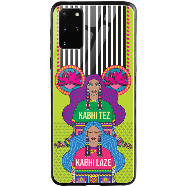 

DailyObjects Tezy Lazy Glass Case Cover For Samsung Galaxy S20 Plus