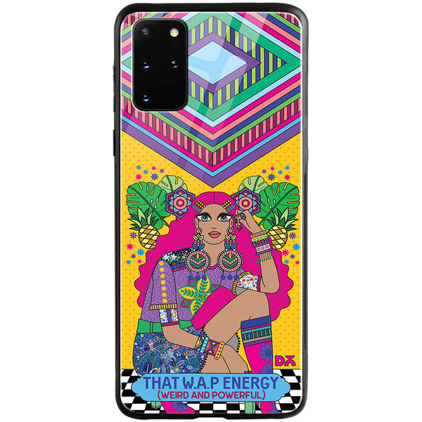

DailyObjects Weird & Powerful Glass Case Cover For Samsung Galaxy S20 Plus