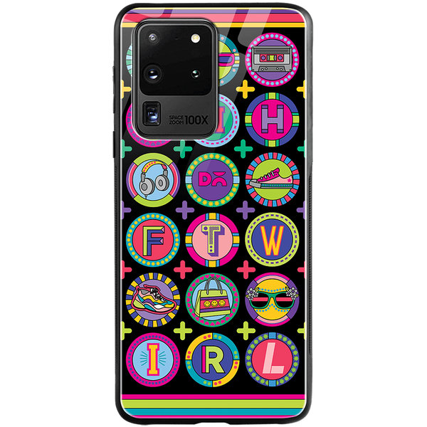 

DailyObjects Millennial Lingo Glass Case Cover For Samsung Galaxy S20 Ultra