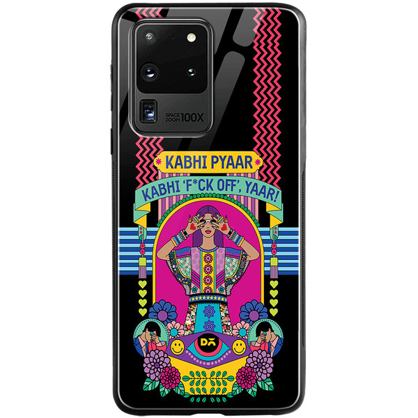 

DailyObjects Nasty Pyaar Glass Case Cover For Samsung Galaxy S20 Ultra