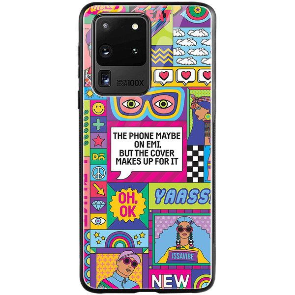 

DailyObjects Phone on EMI Glass Case Cover For Samsung Galaxy S20 Ultra