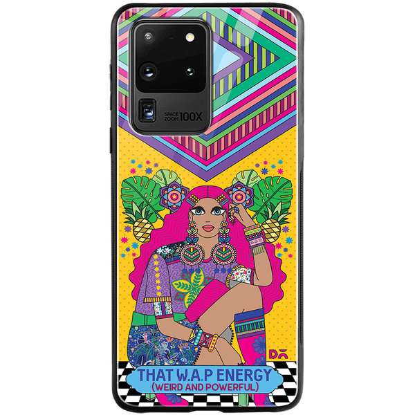 DailyObjects Weird & Powerful Glass Case Cover For Samsung Galaxy S20 Ultra