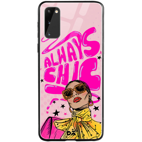 

DailyObjects Always Chic Glass Case Cover For Samsung Galaxy S20