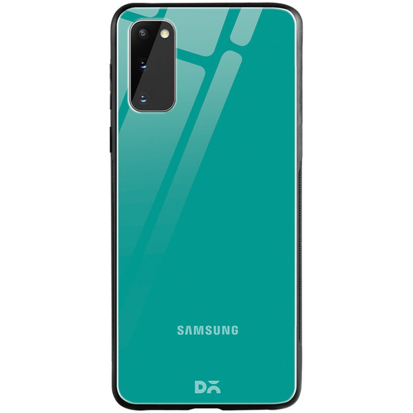 

DailyObjects Bright Teal Glass Case Cover For Samsung Galaxy S20