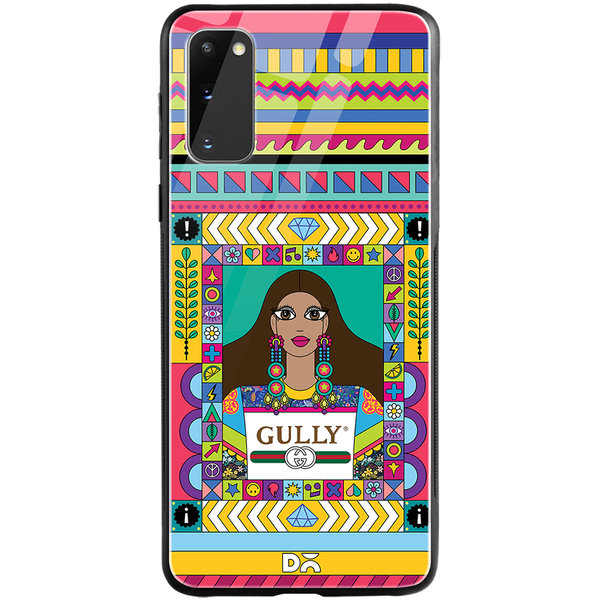 DailyObjects Gully Gal Glass Case Cover For Samsung Galaxy S20