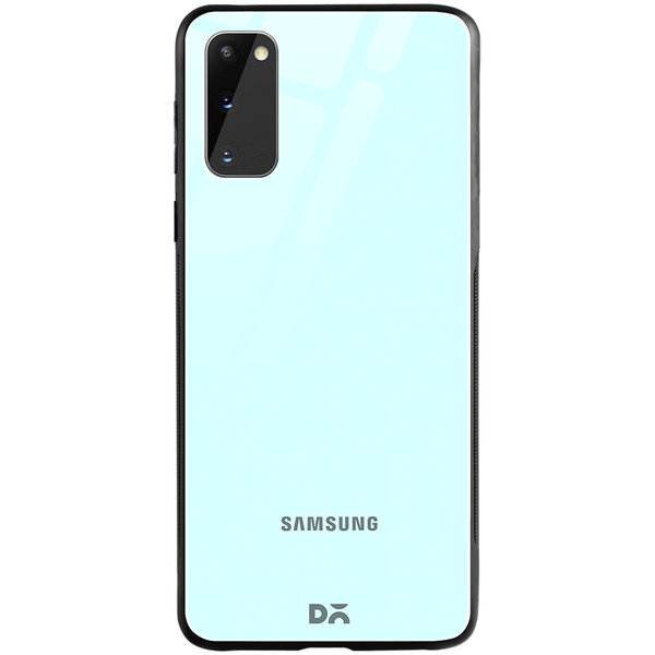 DailyObjects Light Blue Glass Case Cover For Samsung Galaxy S20