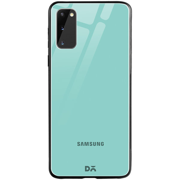 

DailyObjects Light Turquoise Glass Case Cover For Samsung Galaxy S20