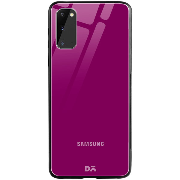 

DailyObjects Magenta Glass Case Cover For Samsung Galaxy S20