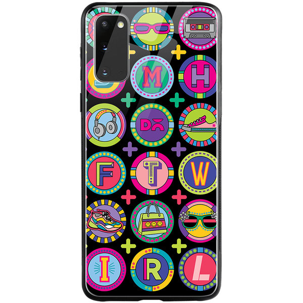 DailyObjects Millennial Lingo Glass Case Cover For Samsung Galaxy S20