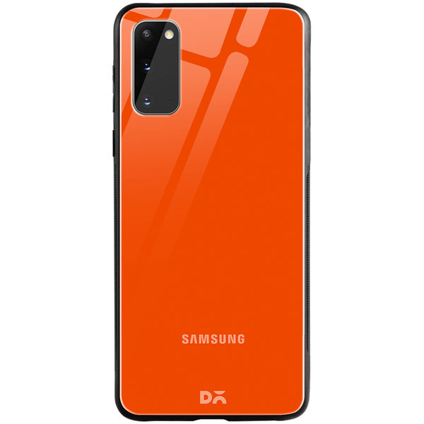 

DailyObjects Orange Fire Glass Case Cover For Samsung Galaxy S20