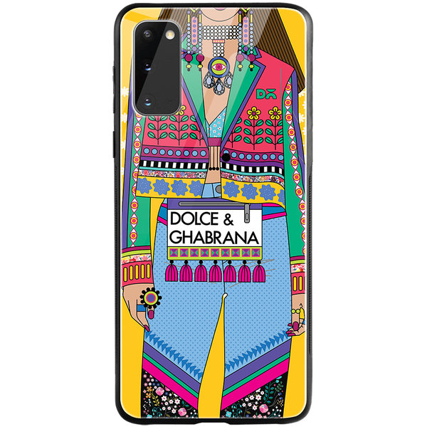 

DailyObjects Overpriced Anxiety Glass Case Cover For Samsung Galaxy S20