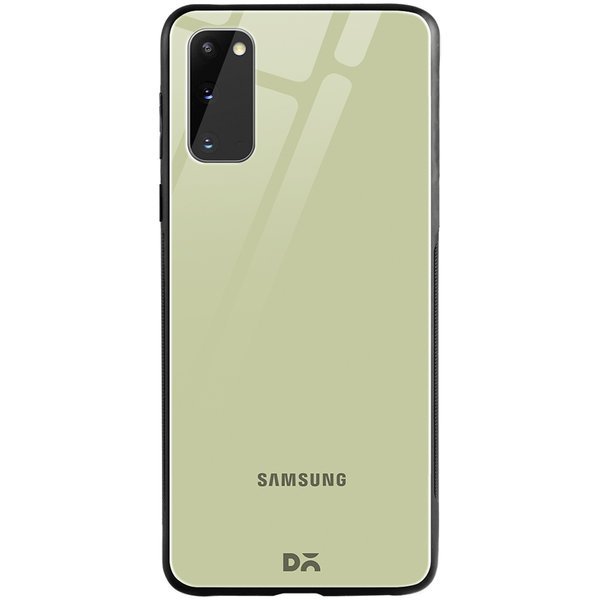 

DailyObjects Pastel Olive Glass Case Cover For Samsung Galaxy S20