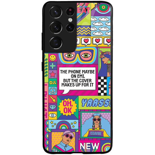 

DailyObjects Phone on EMI Glass Case Cover For Samsung Galaxy S21 Ultra
