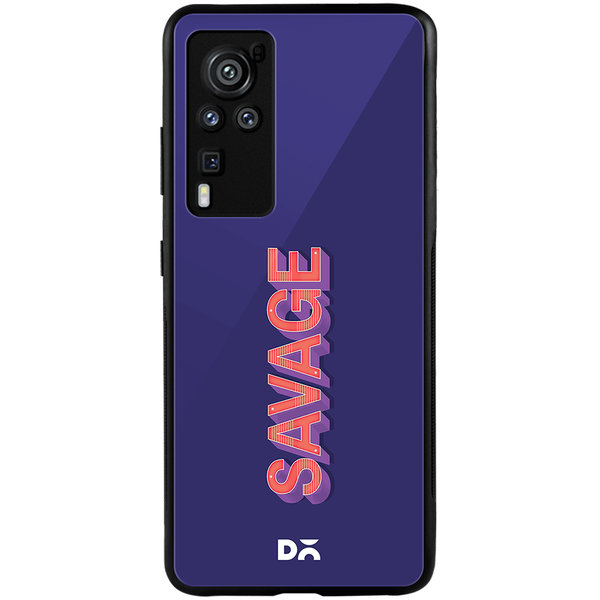 

DailyObjects A Savage Glass Case Cover For Vivo X60 Pro