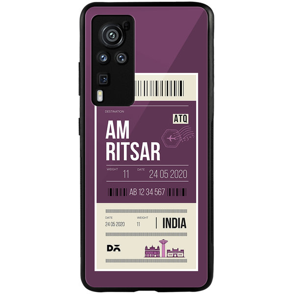 

DailyObjects Amritsar City Tag Glass Case Cover For Vivo X60 Pro