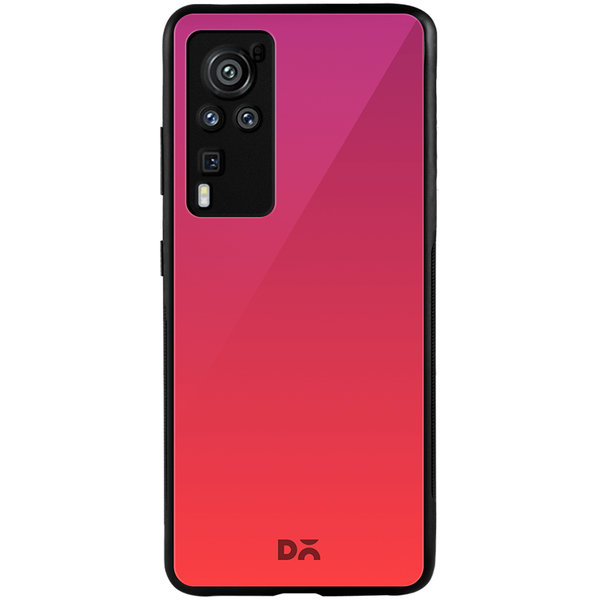 

DailyObjects Berry Gradient Glass Case Cover For Vivo X60 Pro