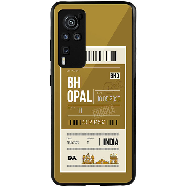 

DailyObjects Bhopal City Tag Glass Case Cover For Vivo X60 Pro