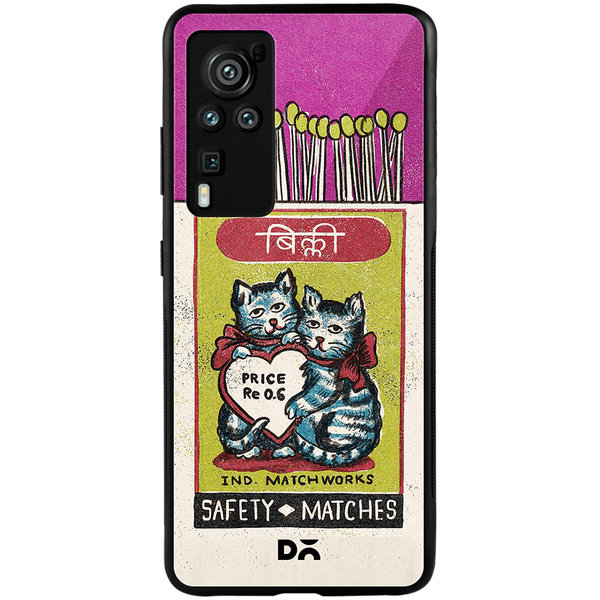

DailyObjects Billi Matchbox Glass Case Cover For Vivo X60 Pro