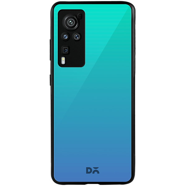 

DailyObjects Blue Ocean Gradient Glass Case Cover For Vivo X60 Pro