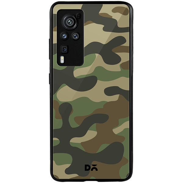 

DailyObjects Camouflage Glass Case Cover For Vivo X60 Pro