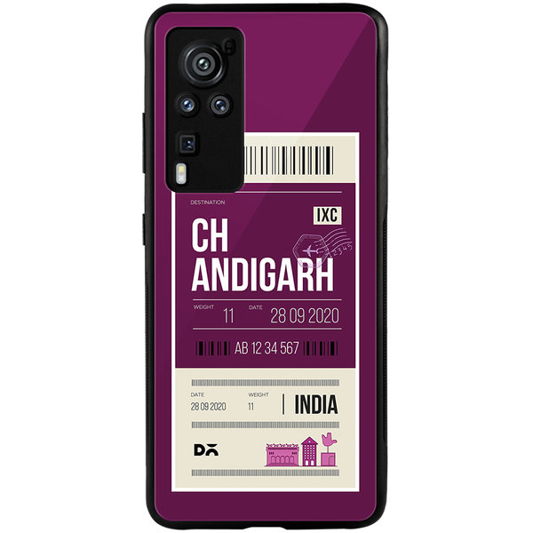 

DailyObjects Chandigarh City Tag Glass Case Cover For Vivo X60 Pro