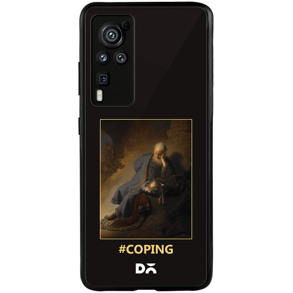 

DailyObjects Coping Glass Case Cover For Vivo X60 Pro