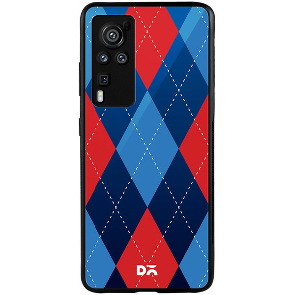 

DailyObjects Dual Diamond Nightfall Glass Case Cover For Vivo X60 Pro