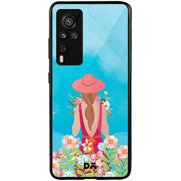 

DailyObjects Flowerland Glass Case Cover For Vivo X60 Pro