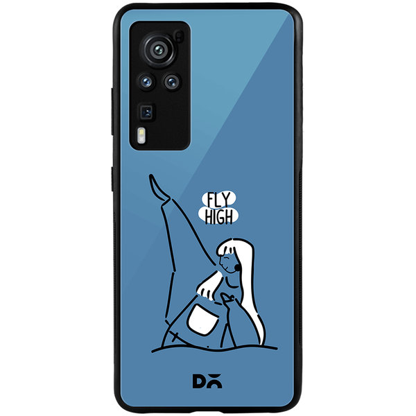 

DailyObjects Flying High Glass Case Cover For Vivo X60 Pro