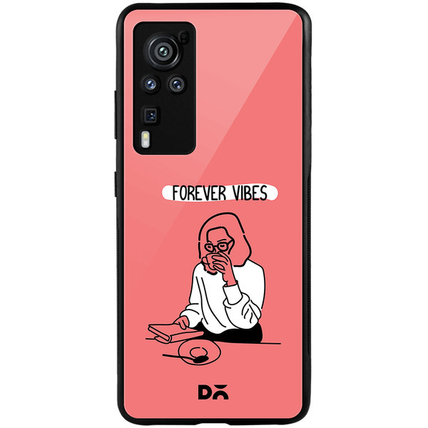 

DailyObjects Forever Vibes Glass Case Cover For Vivo X60 Pro