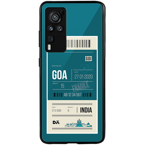 

DailyObjects Goa City Tag Glass Case Cover For Vivo X60 Pro