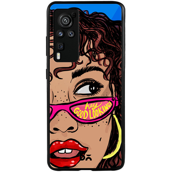 

DailyObjects Hey Good Looking Glass Case Cover For Vivo X60 Pro