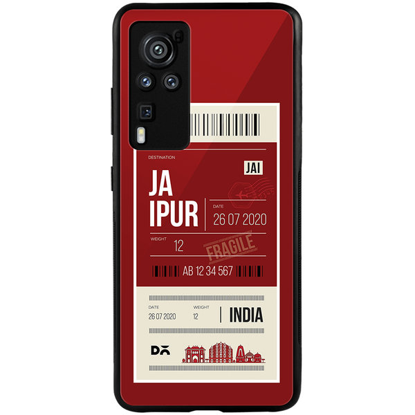 

DailyObjects Jaipur City Tag Glass Case Cover For Vivo X60 Pro