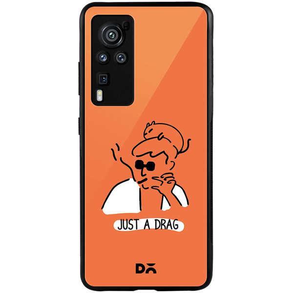 

DailyObjects Just A Drag Glass Case Cover For Vivo X60 Pro