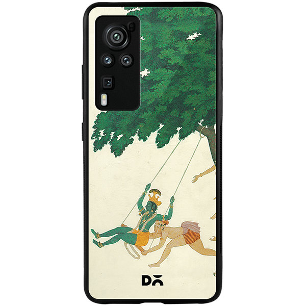 

DailyObjects Krishna Swings Glass Case Cover For Vivo X60 Pro