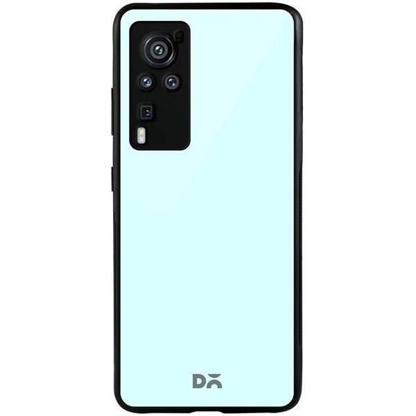 

DailyObjects Light Blue Glass Case Cover For Vivo X60 Pro