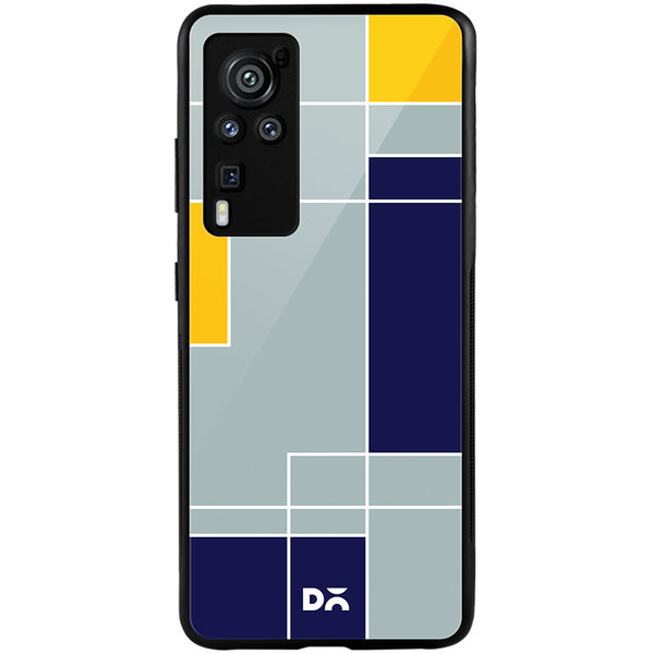 

DailyObjects Light Smoke Blocks Glass Case Cover For Vivo X60 Pro