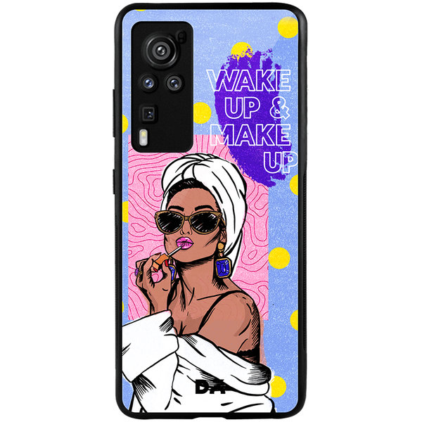 

DailyObjects MakeUp Ritual Glass Case Cover For Vivo X60 Pro