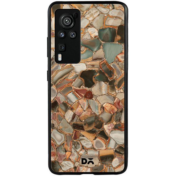 

DailyObjects Marble Mosaic Glass Case Cover For Vivo X60 Pro