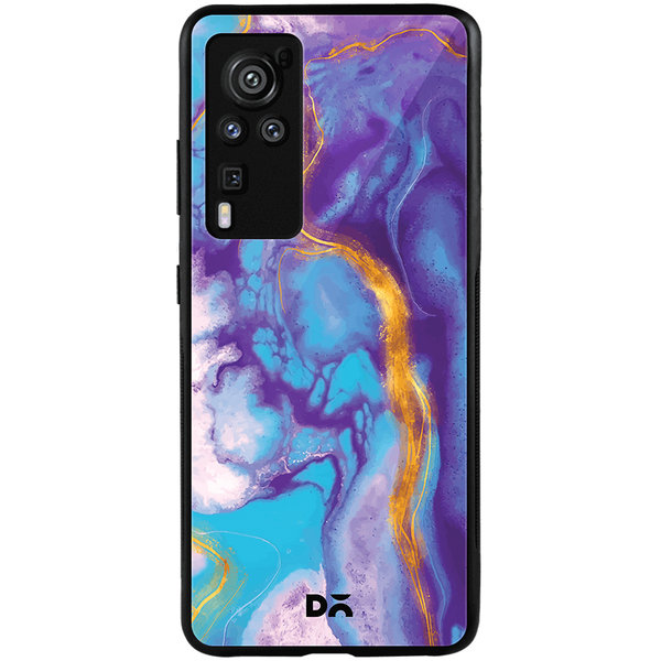 

DailyObjects Marble Thunder Glass Case Cover For Vivo X60 Pro