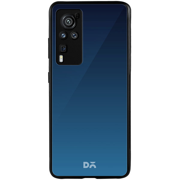

DailyObjects Nebula Blue Glass Case Cover For Vivo X60 Pro