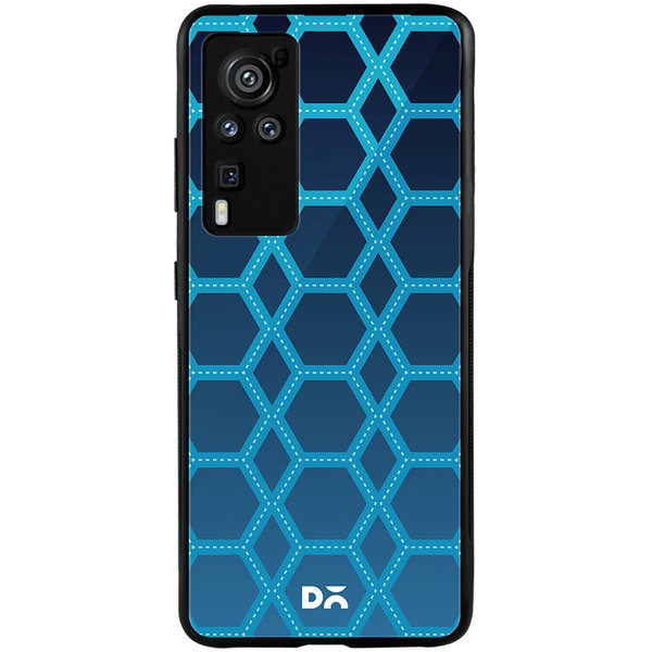 

DailyObjects Nebula Honeycomb Glass Case Cover For Vivo X60 Pro