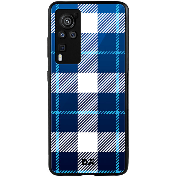 

DailyObjects Nightfall Rope Checks Glass Case Cover For Vivo X60 Pro