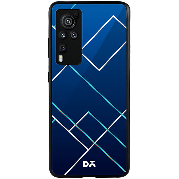 

DailyObjects Nightfall Tach Lines Glass Case Cover For Vivo X60 Pro